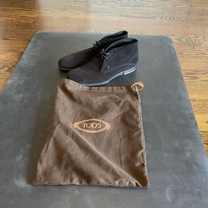 TOD’s Black Suede Boots